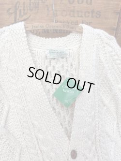 画像3: CRANA HAND KNITS "MADE IN IRELAND" D.STOCK FISHERMAN CARDIGAN
