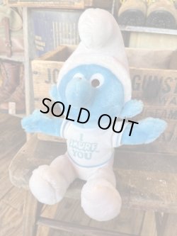 画像2: SMURF "I❤️SMURF❤️YOU♪" 1980'S  PLUSH DOLL
