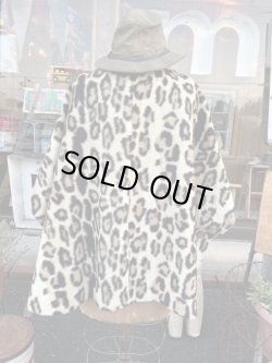 画像8: LEOPARD FAKE FUR VINTAGE PONCHO COAT