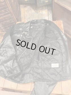 画像10: HARLEY DAVIDSON 1980'S  "32"  LETHER RIDERS JACKET