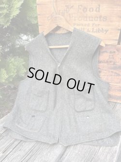 画像4: WOOL 1950'S HUNTING VEST 