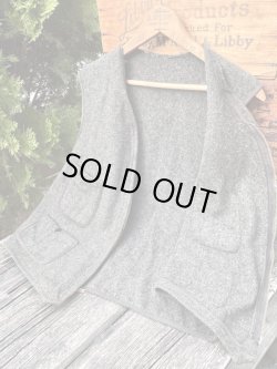 画像9: WOOL 1950'S HUNTING VEST 