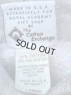画像6: US NAVAL ACADEMY "MADE IN USA" 1990'S  COTTON EXCHANGE SWEAT PARKA