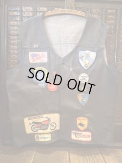画像14: BLUE KNIGHTS M.C. VINTAGE DENIM VEST