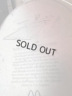 画像5: McDONALD'S "LOS ANGELES OLYMPIC" 1984'S METAL PLATE