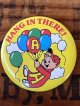 ALVIN "HANG IN THERE" 1983'S BUTTON PIN