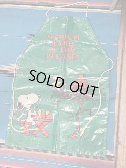 画像2: PEANUTS "COOKING' MEDIUM RARE🍖" 1980'S APRON