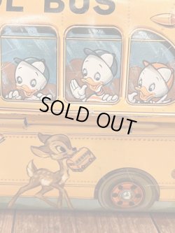 画像16: DISNEY "SCHOOL BUS" 1960'S LUNCH BOX WITH THERMOS