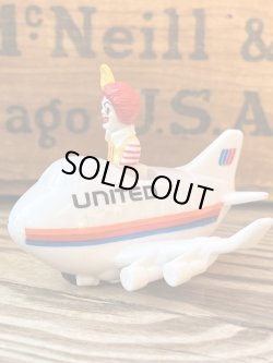 画像3: McDonald's × UNITED AIRLINES " 1990'S Ronald McDonald" WHITE AIRPLANE