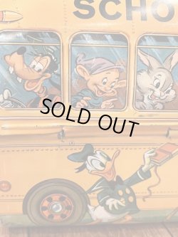 画像15: DISNEY "SCHOOL BUS" 1960'S LUNCH BOX WITH THERMOS