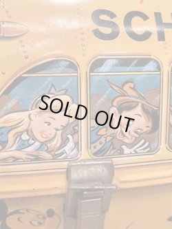 画像10: DISNEY "SCHOOL BUS" 1960'S LUNCH BOX WITH THERMOS