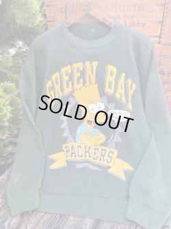 画像1: THE SIMPSONS × GREEN BAY PACKERS 1990’S SWEAT SHIRTS