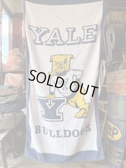 画像1: YALE UNIVERSITY🚩BULLDOGS "HANDSOME DAN" VINTAGE TOWEL 