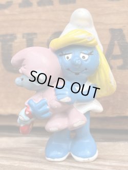 画像1: SMURF ”SMURFETTE & BABY" 1980'S PVC FIGURE