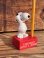 画像13: SNOOPY"EVERYBODY LOVES A WINNER" VINTAGE CERAMIC PEN HOLDER FIGURE