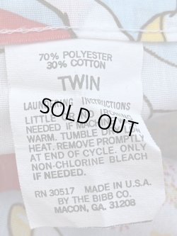 画像3: RAINBOW BRIGHT VINTAGE TWIN FLAT SHEETS