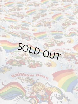 画像2: RAINBOW BRIGHT VINTAGE TWIN FLAT SHEETS