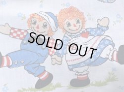 画像9: RAGGEDY ANN & ANDY VINTAGE TWIN FLAT SHEETS