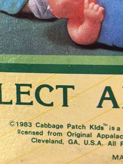 画像14: CABBAGE PATCH KIDS "BOY" 1983'S D.STOCK BANK FIGURE