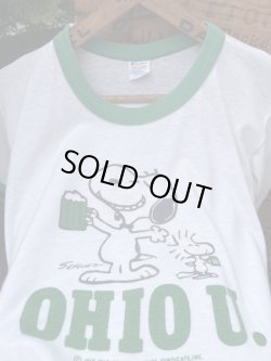 画像6: CHAMPION "PEANUTS🌲OHIO UNIVERSITY" "MADE IN USA" 19８0'S T-SHIRTS