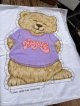 SHIRT TALES "HAGGABLE(ᵔᴥᵔ)BEAR" 1980'S D.STOCK PILLOW DOLL KIT FABRIC