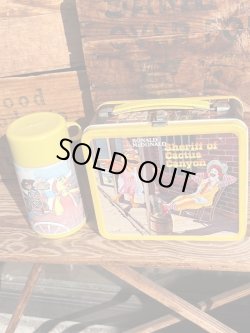 画像32: McDonald's "SHERIFF OF CACTUS CANYON" 1982'S LUNCH BOX WITH THERMOS BOTTLE