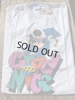 画像1: DISNEY "GRAD NIGHT'90" MADE IN USA  D.STOCK "LARGE" T-SHIRTS