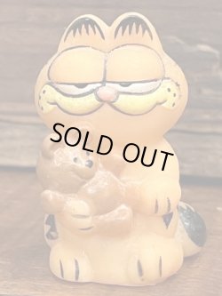 画像1: GARFIELD WITH BEAR🧸 1980'S VINYL FIGURE