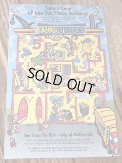 画像2: McDonald's "RONALD🍔BIRDIE" D.STOCK FUN TIMES