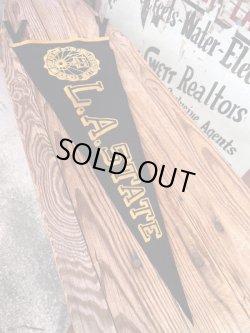 画像3: LOS ANGELES STATE COLLEGE  1950'S VINTAGE PENNANT