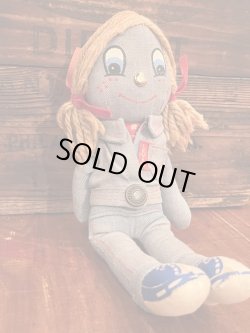 画像4: LEVI'S "BIG E" 1970'S BROWN HAIR ”10" DENIM RAG DOLL 