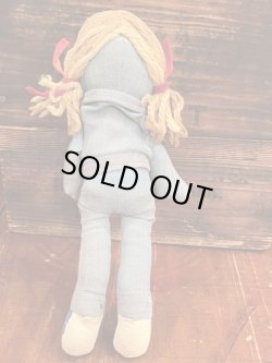 画像7: LEVI'S "BIG E" 1970'S BROWN HAIR ”10" DENIM RAG DOLL 