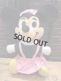 画像1: MINNIE MOUSE 1970'S PLUSH DOLL