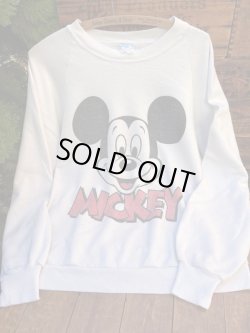 画像1: MICKEY MOUSE 1980'S SWEAT SHIRTS