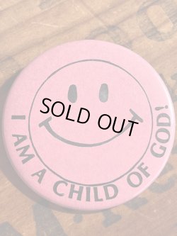 画像1: SMILE "CHILD OF GOD😋" 80'S PINBACK BUTTON