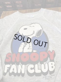 画像1: PEANUTS "MADE IN USA" SNOOPY🇫🇷FAN CLUB SWEAT SHIRTS