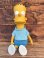 画像2: THE SIMPSONS "BART "1990'S PLUSH DOLL