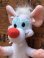 画像1: PINKY AND THE BRAIN "PINKY" 1990'S  KEYCHAIN PLUSH DOLL (1)