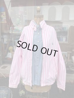 画像1: NAUTICA 1990'S PINK STRIPED JACKET 