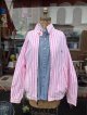 NAUTICA 1990'S PINK STRIPED JACKET 