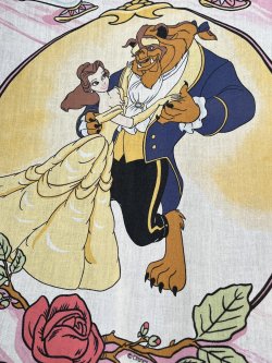画像3: BEAUTY AND TEH BEAST VINTAGE TWIN FLAT SHEETS
