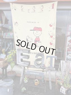 画像3: PEANUTS "HAPPINESS IS SNOOPY & CHARLIE BROWN" 1970'S FABRIC