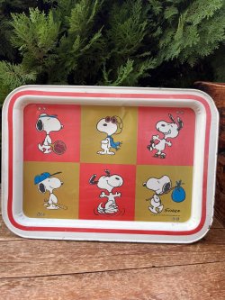 画像1: PEANUTS 1970'S METAL PLATE #2