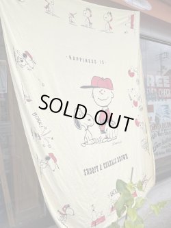 画像2: PEANUTS "HAPPINESS IS SNOOPY & CHARLIE BROWN" 1970'S FABRIC