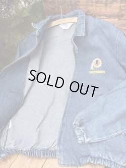 画像11: CHALK LINE "MADE IN USA" 1990'S REDSKINS DENIM JACKET