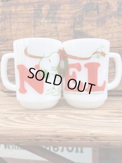 画像9: FIRE KING PEANUTS 1960~70'S "NOEL" MUG #1