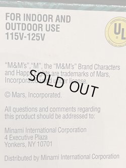 画像10: M&M'S 1990'S D.STOCK HAPPY LIGHT SET 