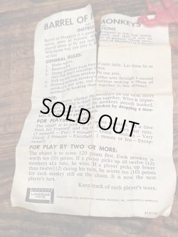 画像13: BARREL OF MONKEYS 1966'S 1 BARREL＋12 MONKEYS SET