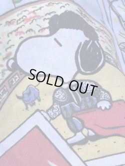 画像9: PEANUTS "WORLD TOUR📸PICTURES" VINTAGE FLAT SHEETS