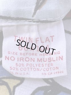 画像7: PEANUTS "WORLD TOUR📸PICTURES" VINTAGE FLAT SHEETS